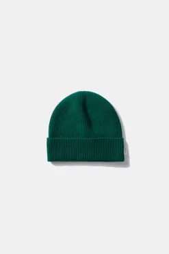 Hot Knit Beanie Plain Green Men Accessories