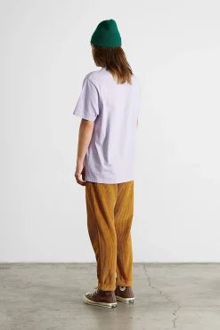 New Local Fresh Plain Purple Men T-Shirts