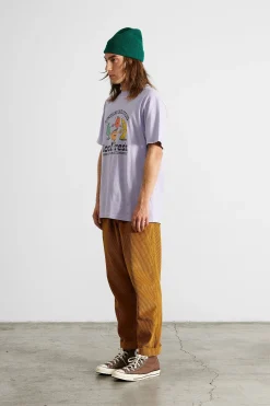 New Local Fresh Plain Purple Men T-Shirts