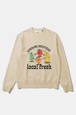 Flash Sale Local Fresh Sw Plain Tan Men Sweatshirts