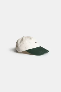 Outlet Logo Bicolor Cap Plain Beige Men Accessories