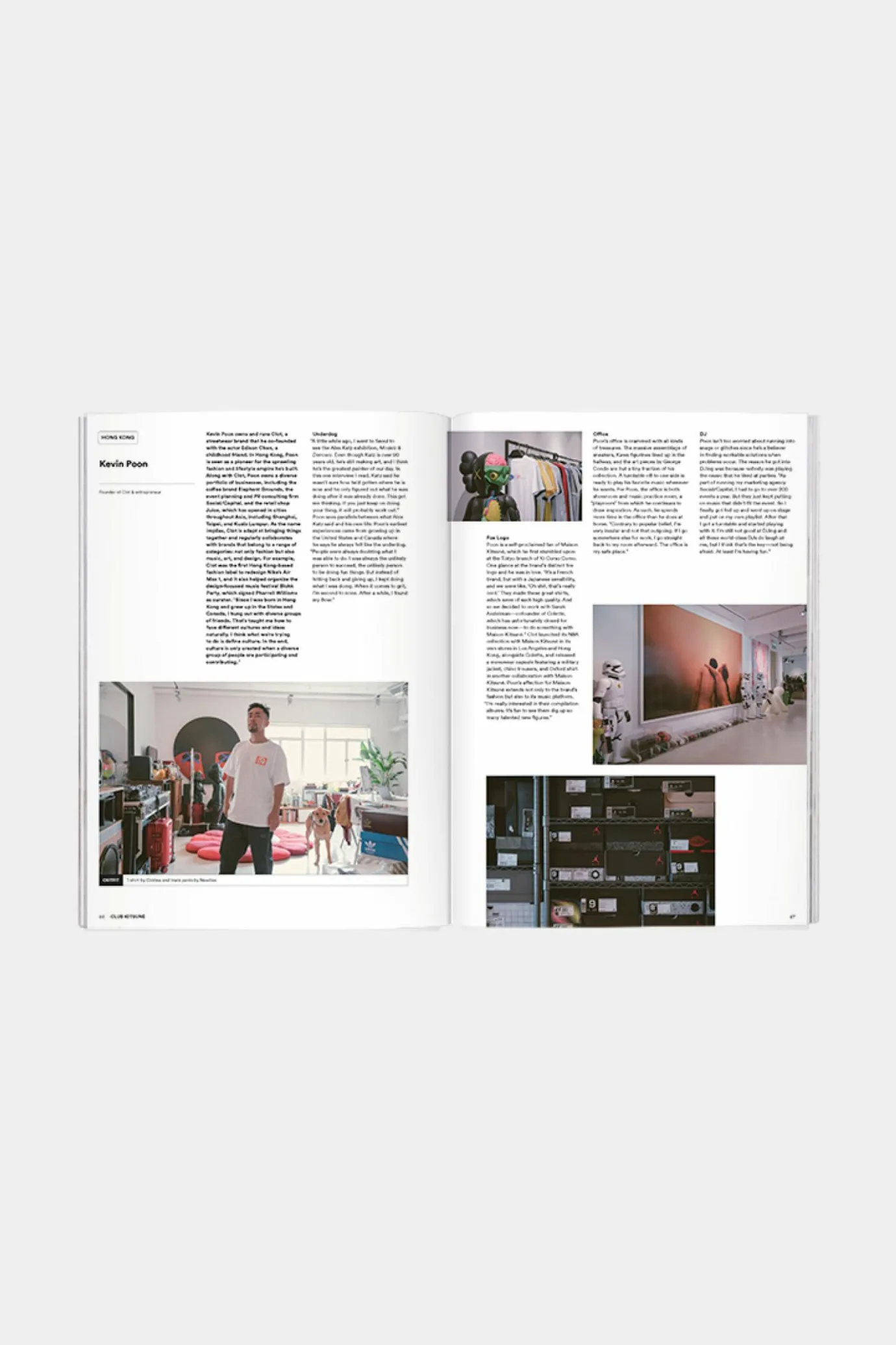 Hot Magazine B Maison Kitsune Men Accessories