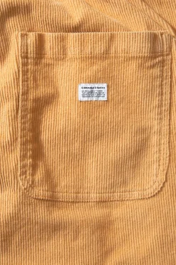 Hot Marvin Pants Cord Plain Caramel Men Trousers
