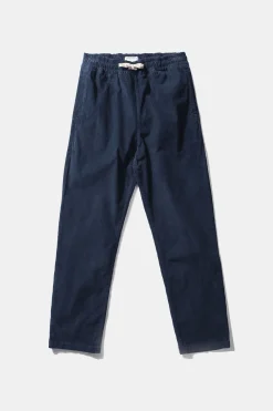 Cheap Marvin Pants Cord Plain Navy Men Trousers