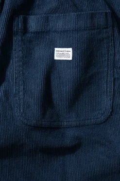 Cheap Marvin Pants Cord Plain Navy Men Trousers