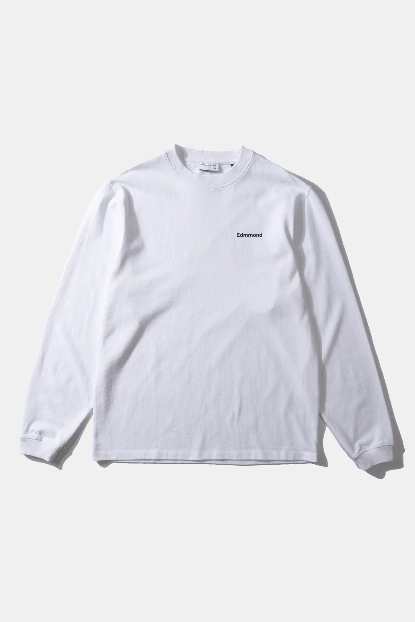 Fashion Mini Logo Ls Plain White Men T-Shirts