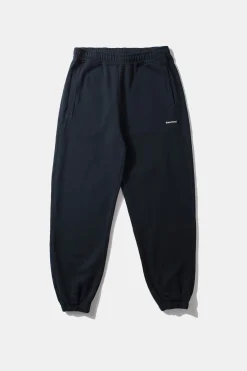New Mini Logo Pants Plain Navy Men Trousers