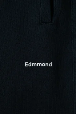 New Mini Logo Pants Plain Navy Men Trousers