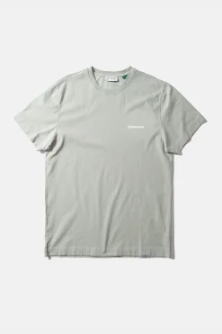 Flash Sale Mini Logo Plain Sage Green Men T-Shirts