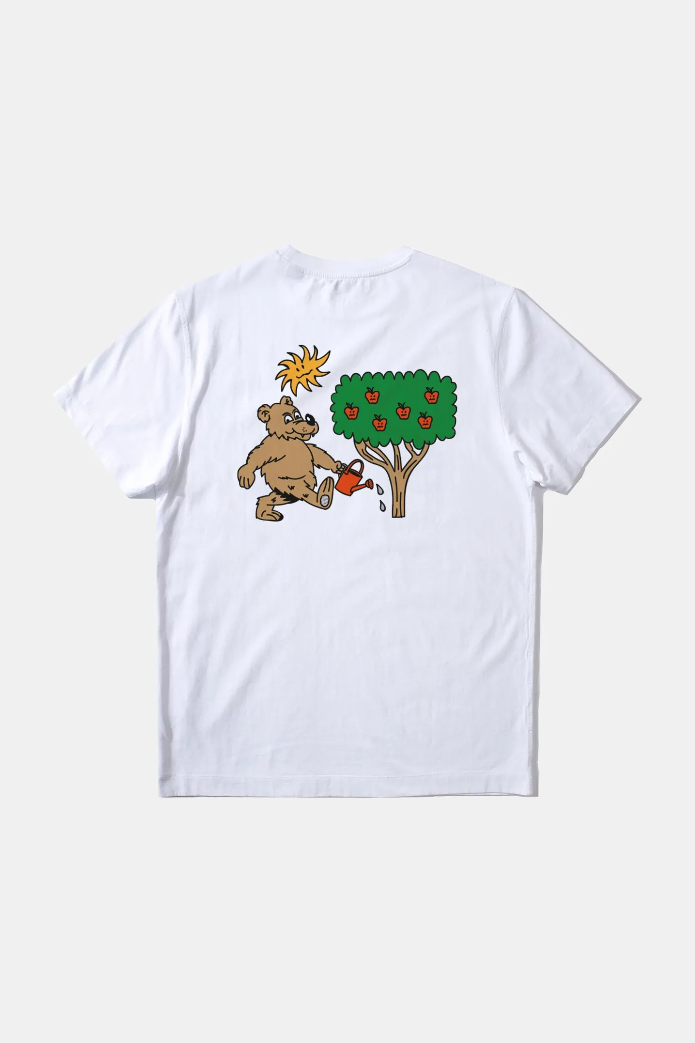 Clearance Oso Y Madrono Plain White Men T-Shirts