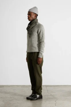 Discount Paris Sweater Plain Grey Men Knitwear