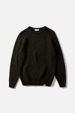 New Paris Sweater Plain Khaki Men Knitwear