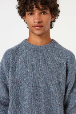 Cheap Paris Sweater Plain Steel Men Knitwear