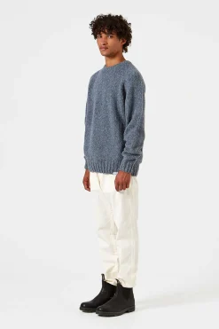 Cheap Paris Sweater Plain Steel Men Knitwear