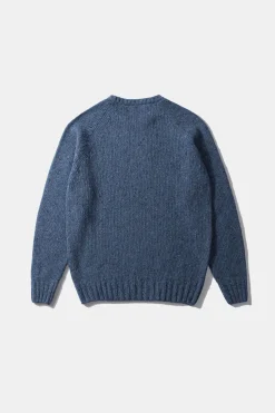Shop Paris Sweater Plain Steel Men Knitwear