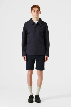 Store Pocket Jacket Plain Navy Men Outerwear