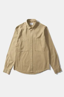 Flash Sale Pocket Shirt Plain Tan Men Shirts