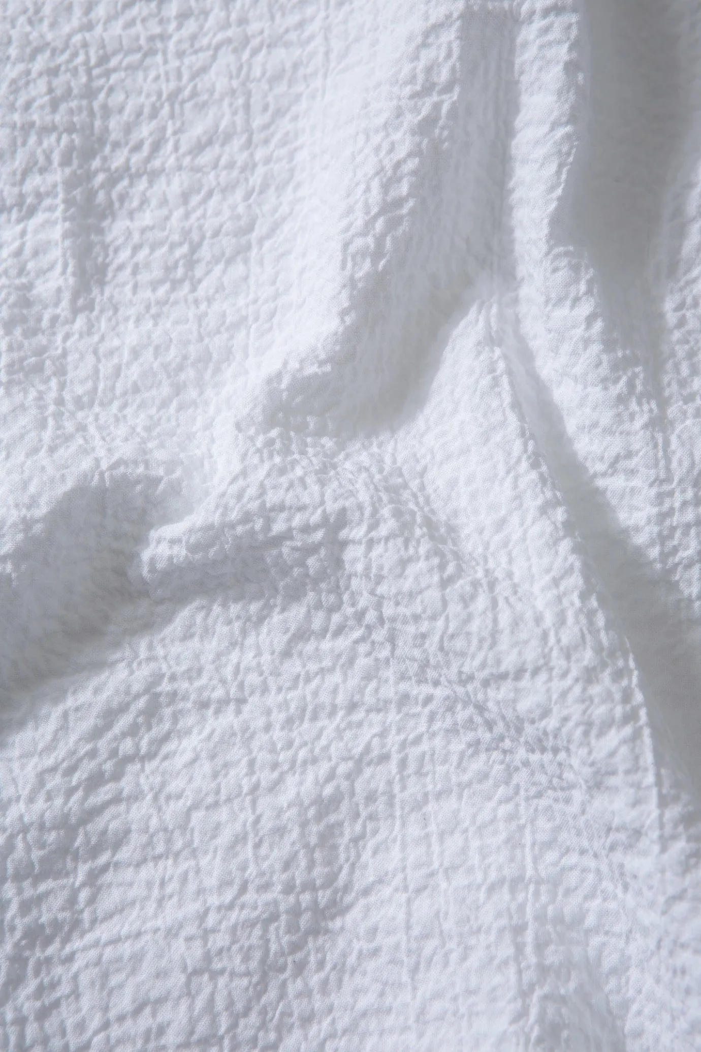 Store Polo Shirt Seersucker Plain White Men Shirts