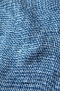 Outlet Port Shirt Plain Blue Men Shirts