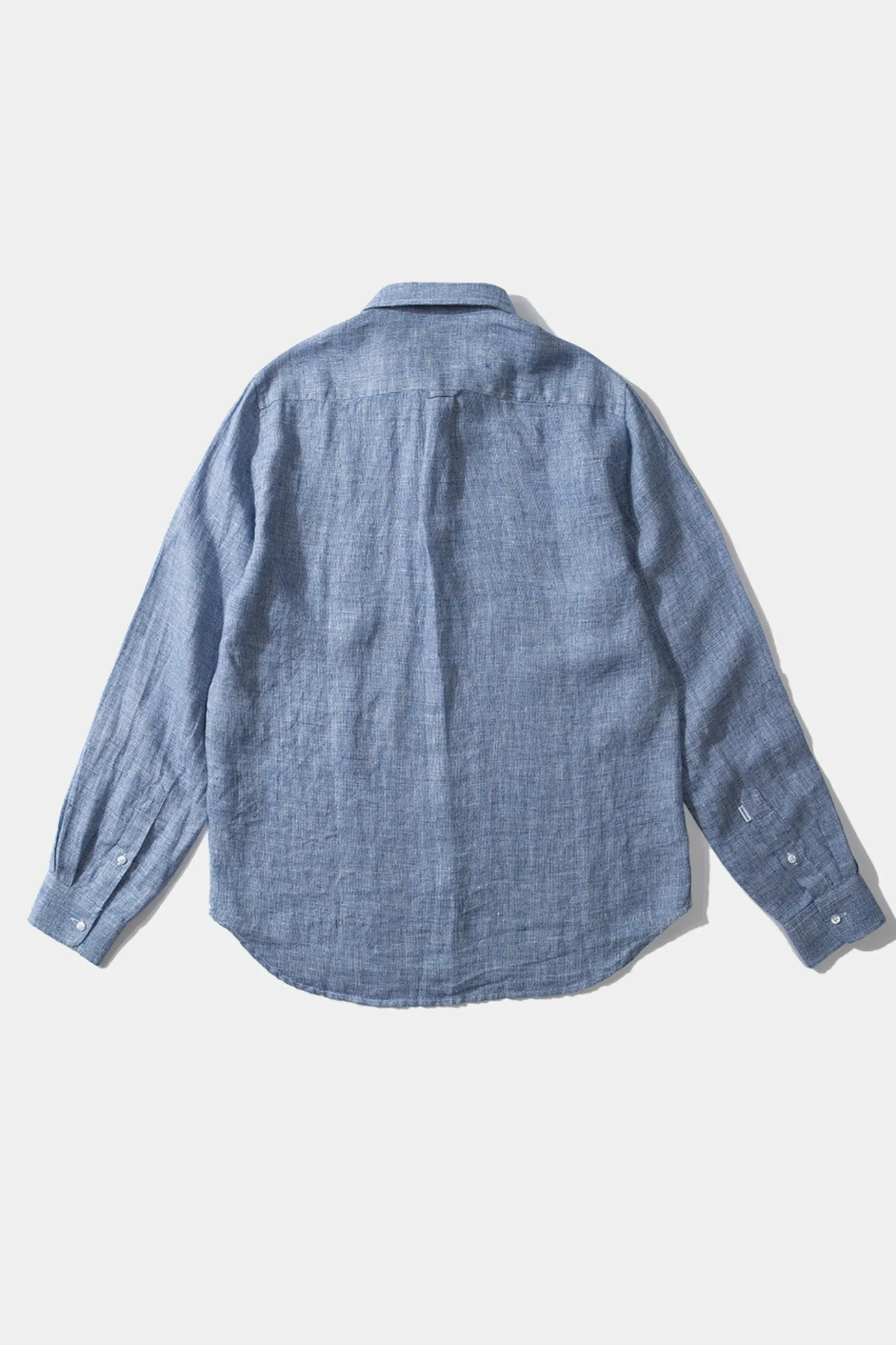 Outlet Port Shirt Plain Blue Men Shirts
