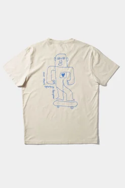 Shop Preston Plain Beige Men T-Shirts