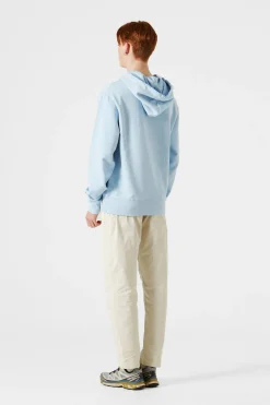 Hot Quay Plain Light Blue Men Sweatshirts