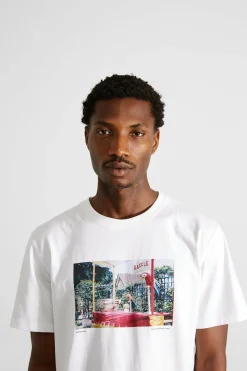 New Raffel Plain White Men T-Shirts