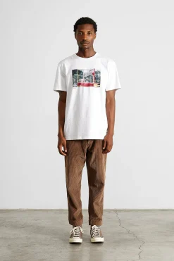 New Raffel Plain White Men T-Shirts
