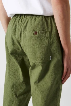 Cheap Seersucker Pants Plain Khaki Men Trousers