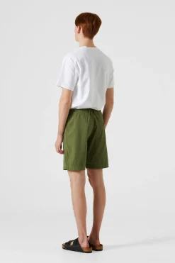 Online Seersucker Plain Khaki Men Trousers