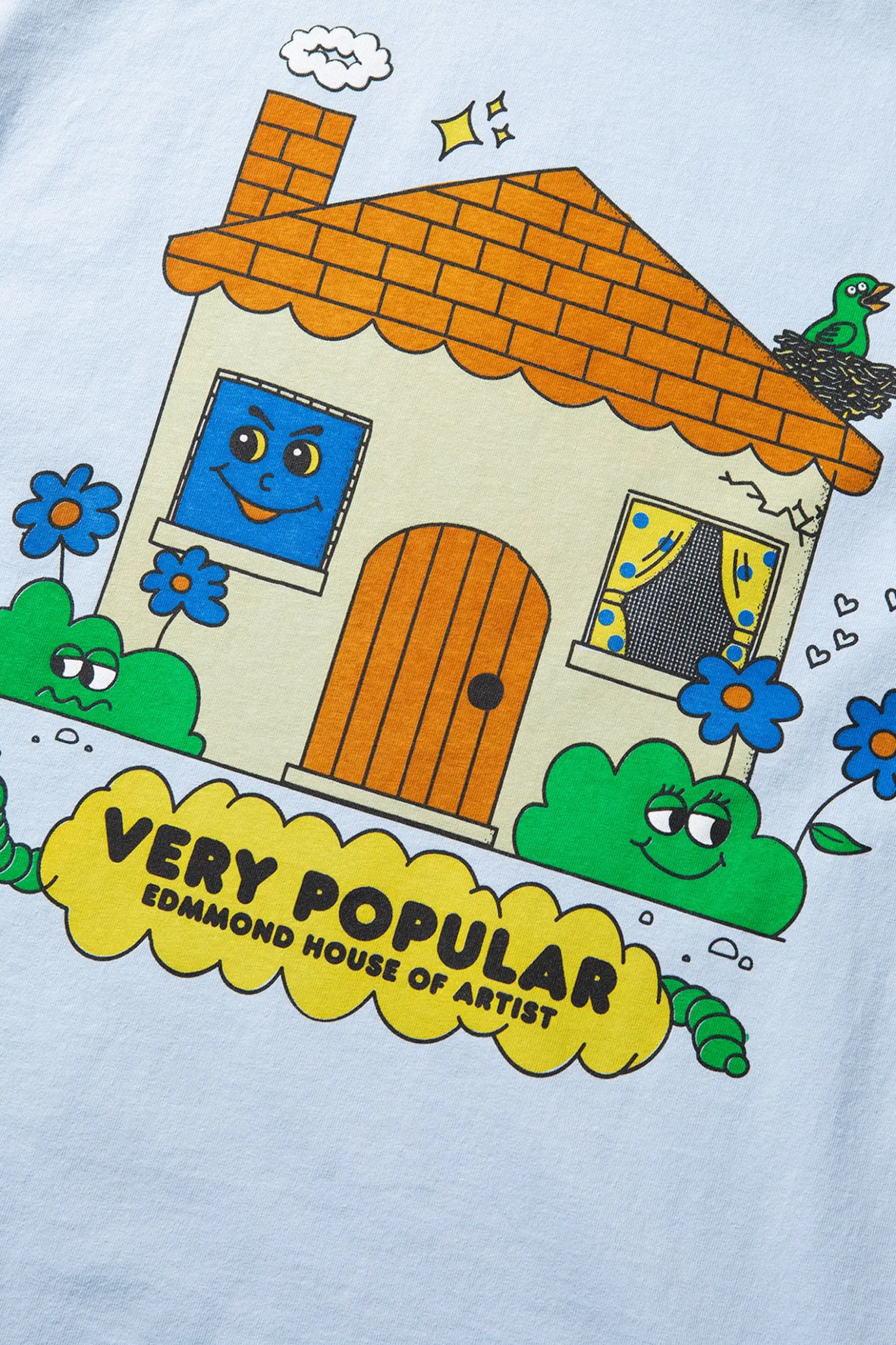 Online Shelter Plain Light Blue Men T-Shirts