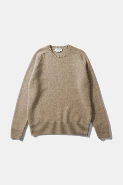 Store Shetland Sweater Plain Beige Men Knitwear