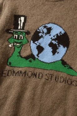Discount Slow Rythms Plain Copper Men Knitwear