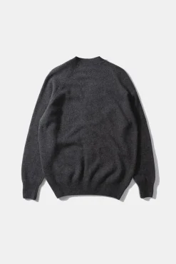 Hot Special Duck Cardigan Plain Grey Men Knitwear