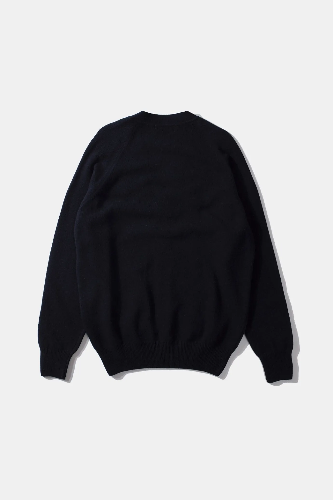 Fashion Special Duck Cardigan Plain Navy Men Knitwear