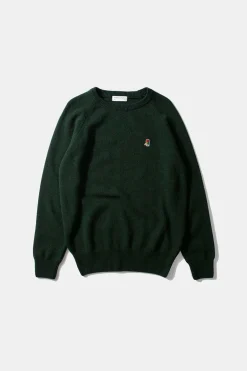 Online Special Duck Plain Dk Green Men Knitwear
