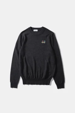 Shop Special Duck Plain Dk Grey Men Knitwear