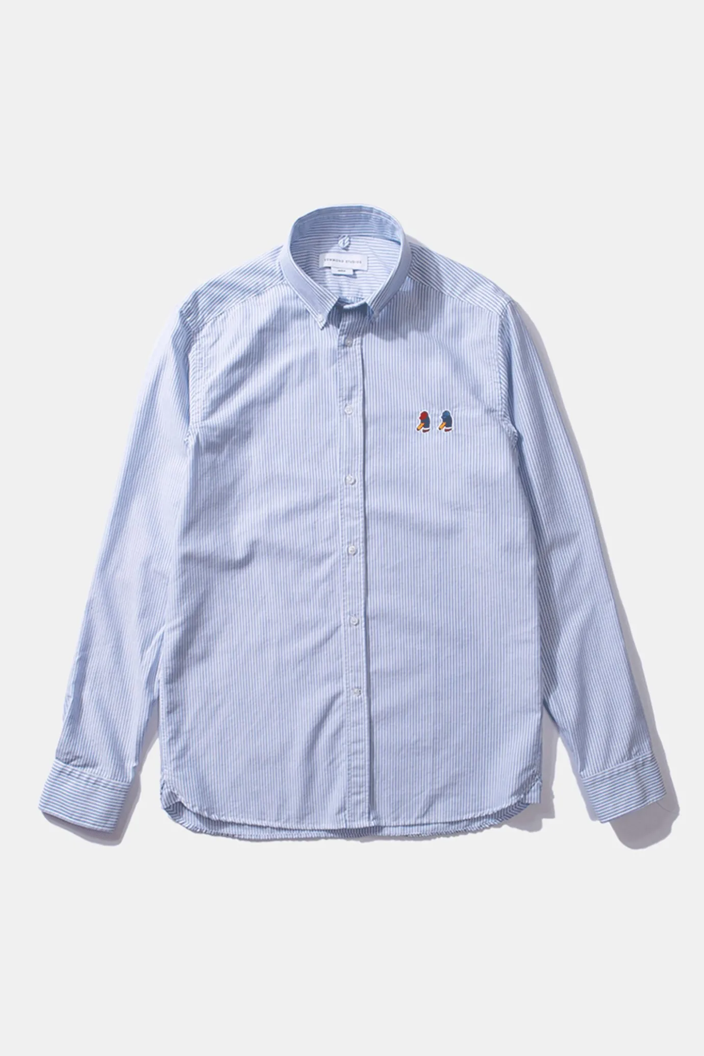 Hot Special Duck Shirt Plain Blue Men Shirts