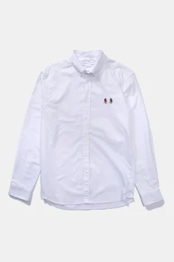 New Special Duck Shirt Plain White Men Shirts