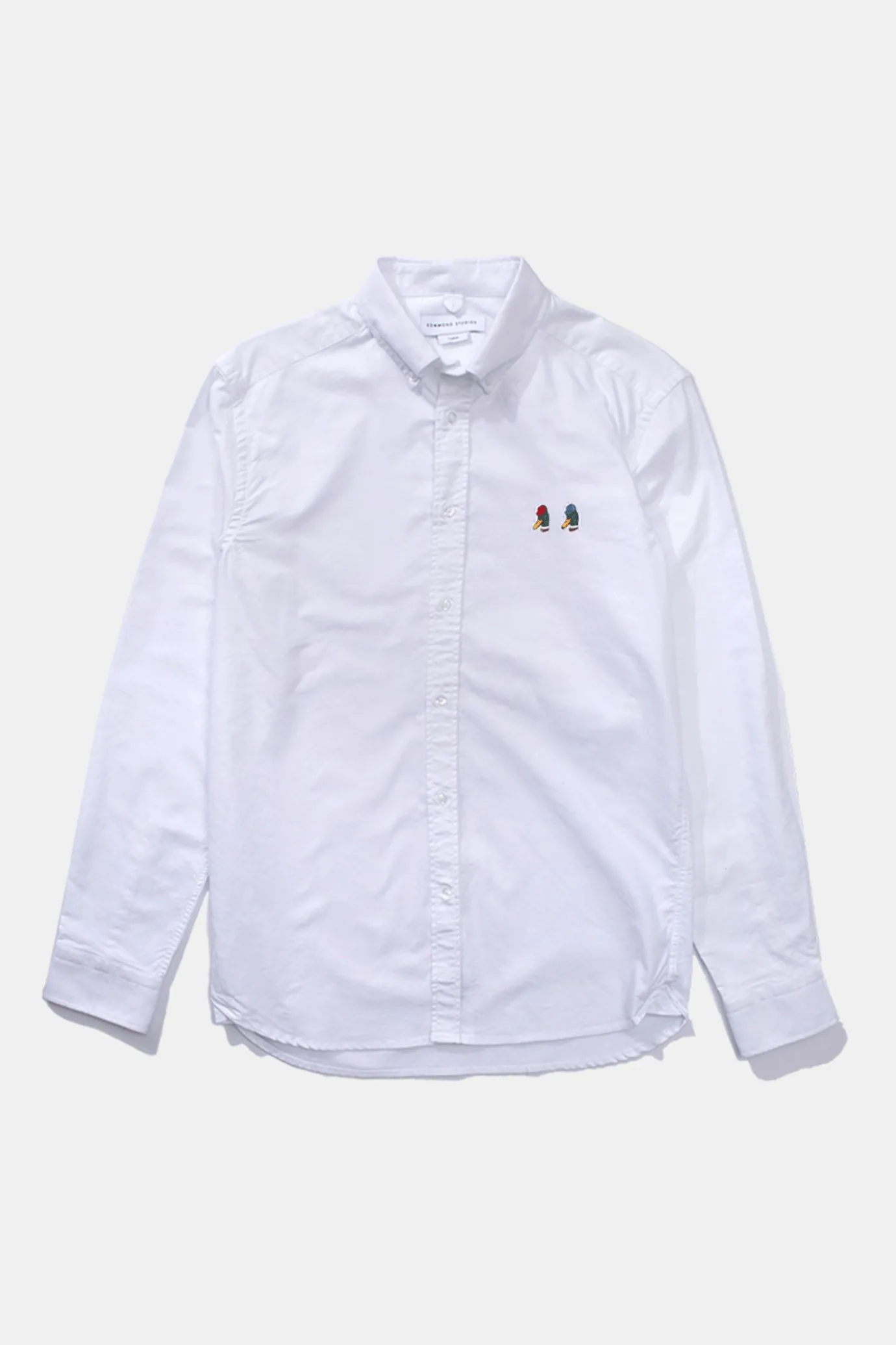 New Special Duck Shirt Plain White Men Shirts