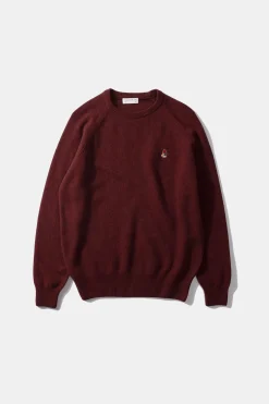 Store Special Duck Sweater Plain Brick Men Knitwear