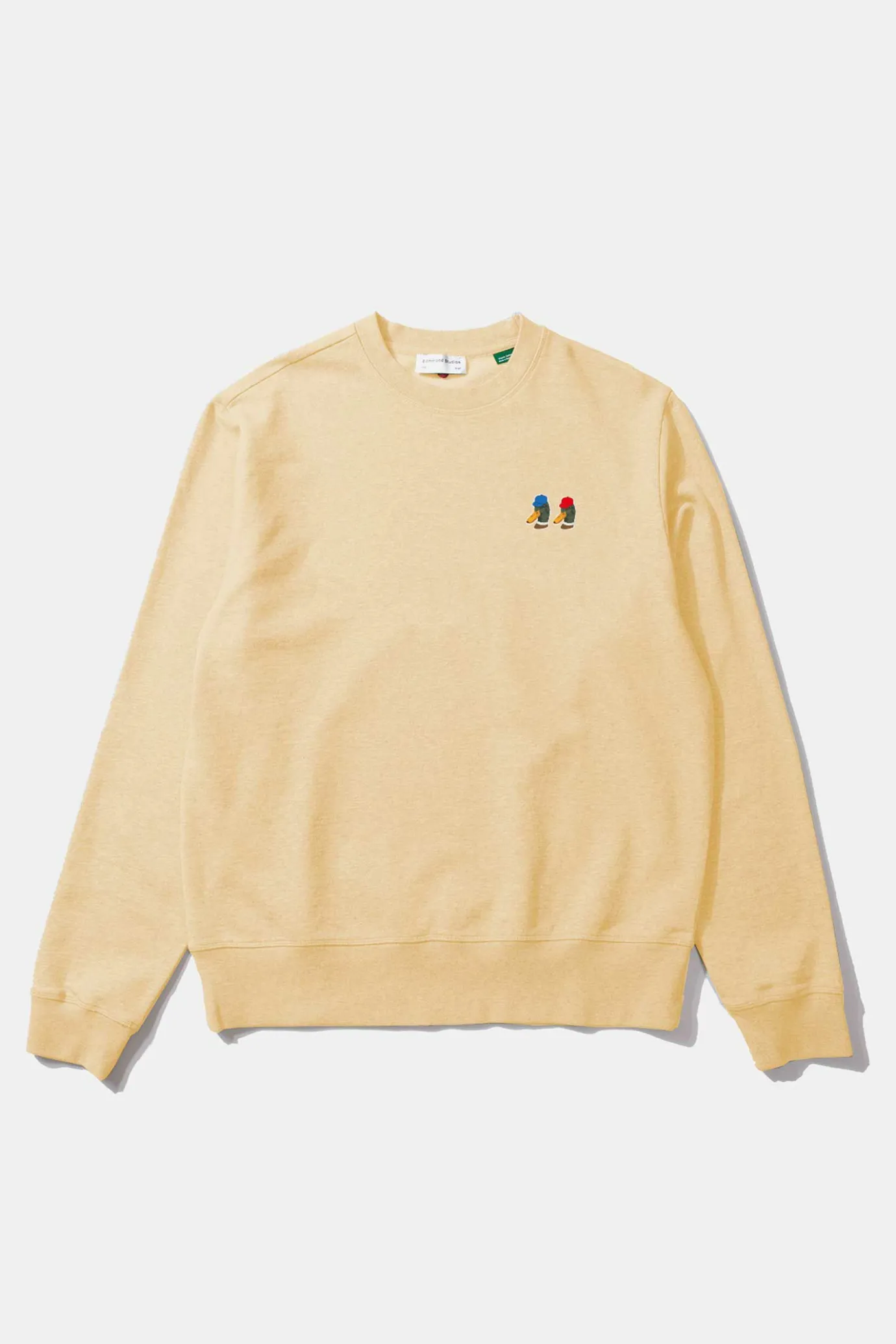 Fashion Special Duck Sw Plain Light Yellow Men Sweatshirts