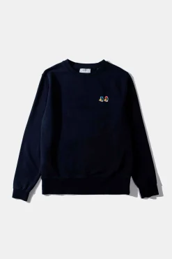 Best Sale Special Duck Sw Plain Navy Men Sweatshirts