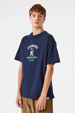 Hot Sporting Goods Plain Navy Men T-Shirts
