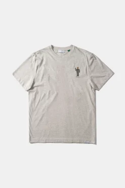 Fashion Stock Market Plain Grey Men T-Shirts