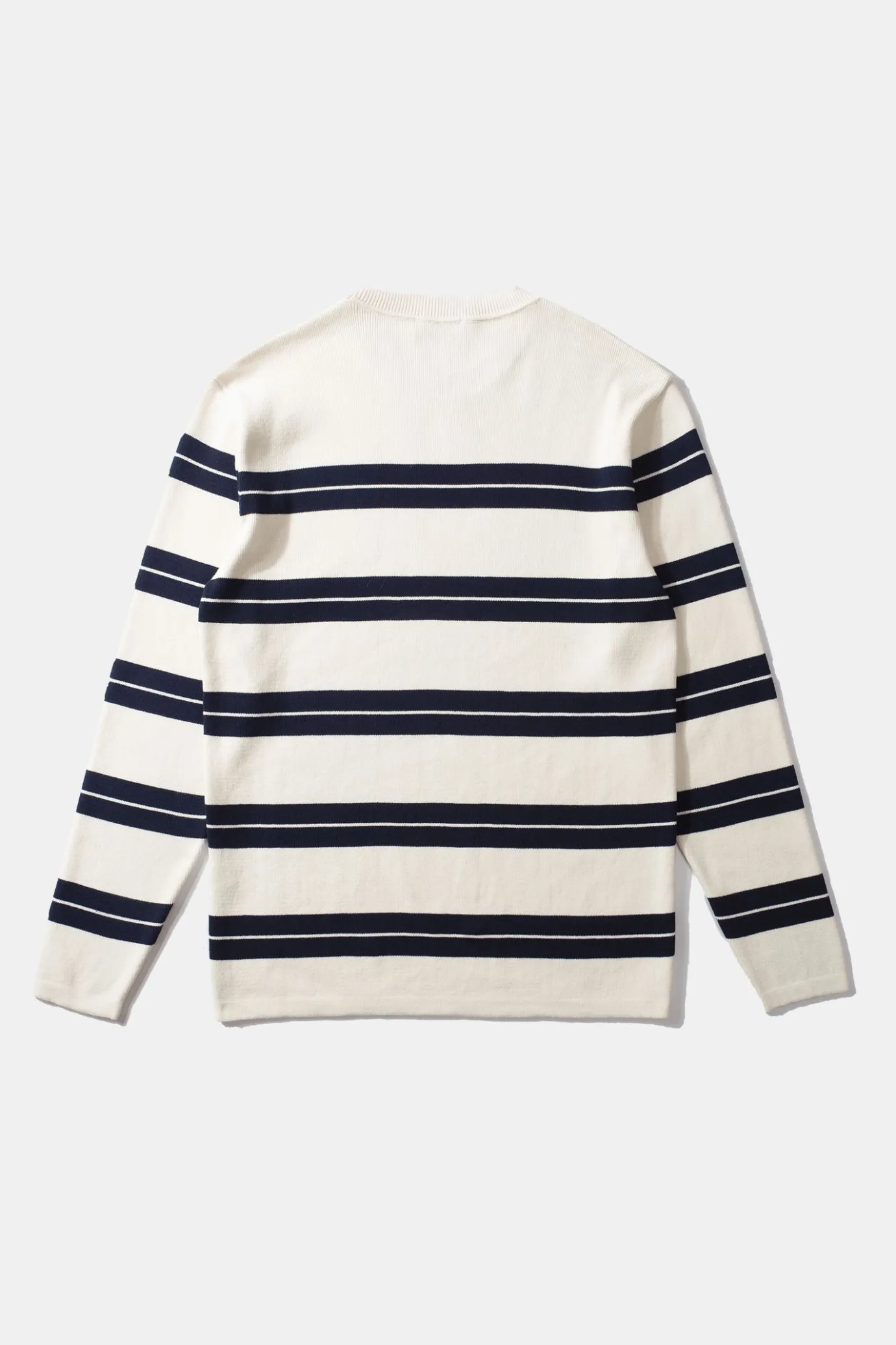Hot Striped Sweater Plain Beige Men Knitwear
