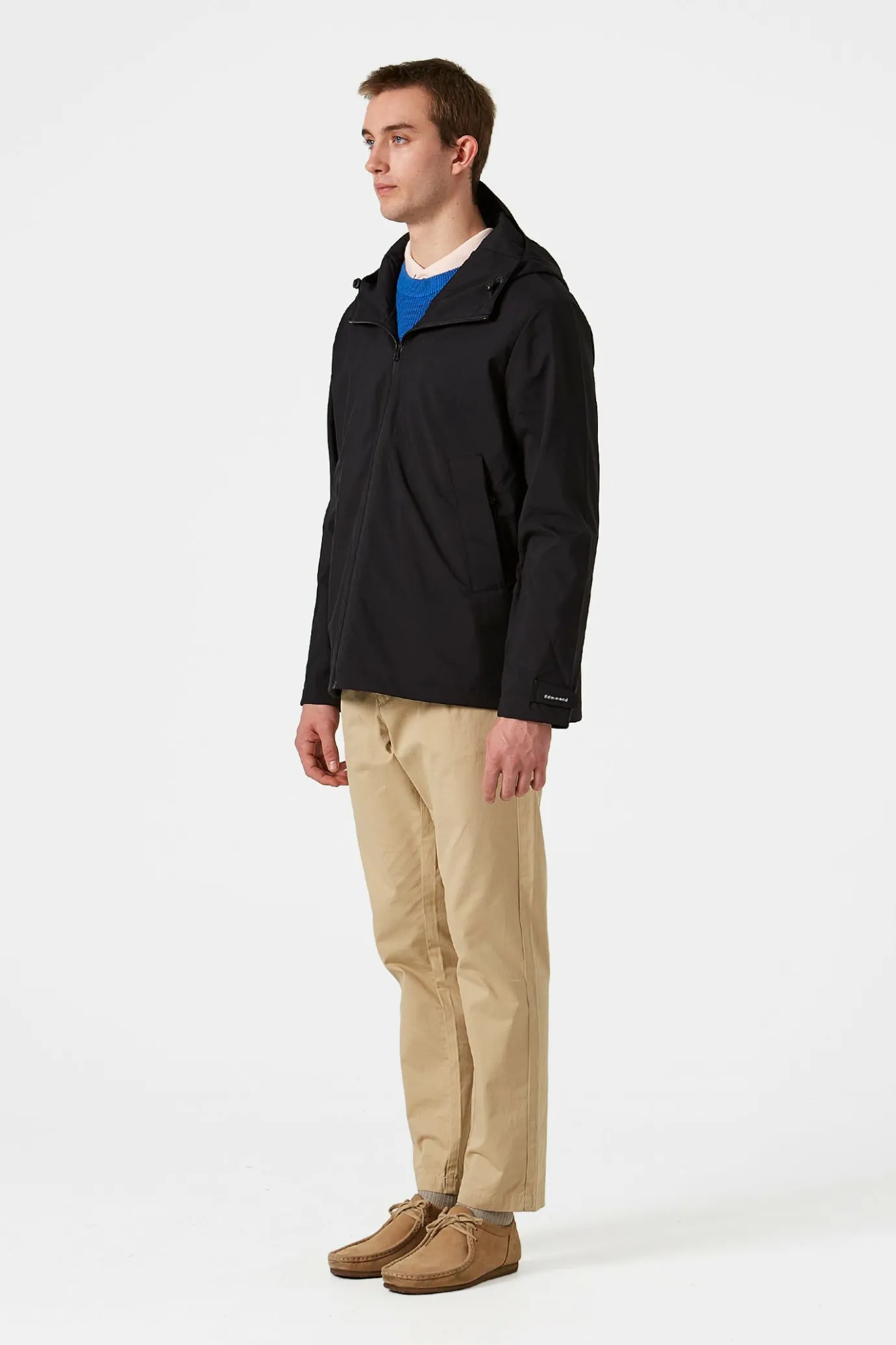 New Survey Jacket Plain Black Men Outerwear