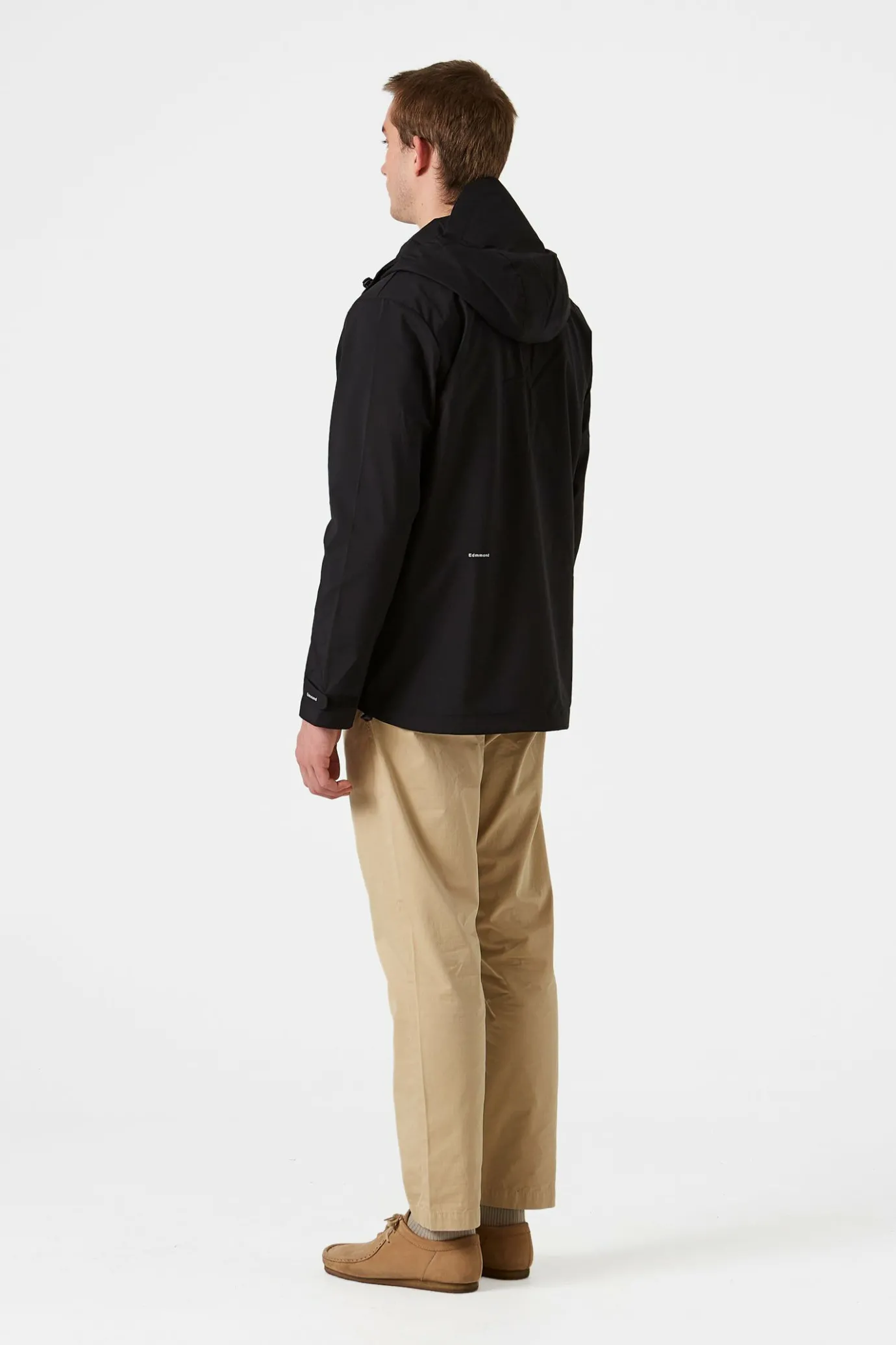 New Survey Jacket Plain Black Men Outerwear