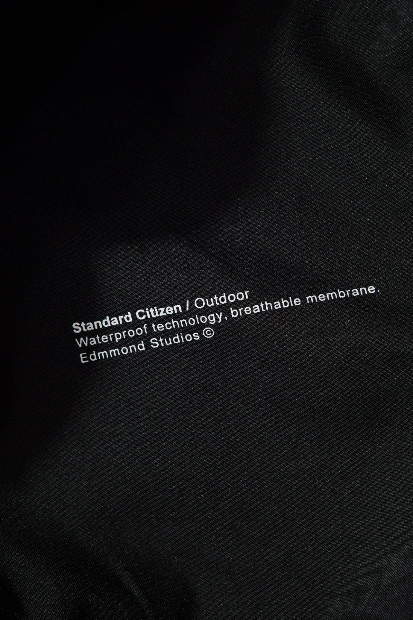 New Survey Jacket Plain Black Men Outerwear