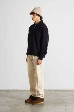 New Temple Sw Plain Navy Men Sweatshirts
